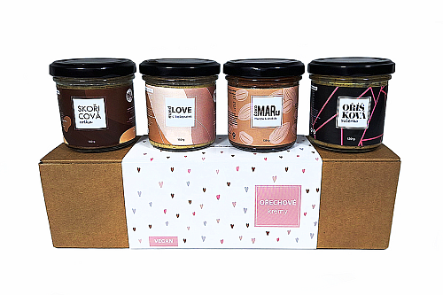 NUTTY Vegan Z lásky degustační balíček 4 x 130 g