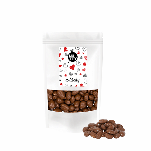 NUTTY Z lásky Arašídy v mléčné čokoládě 120 g