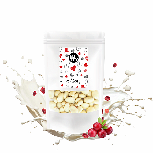 NUTTY Z lásky Brusinky v jogurtové polevě 130 g