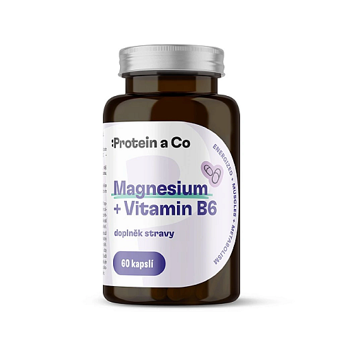 :Protein a Co Magnesium bisglycinát + B6 60 kapslí