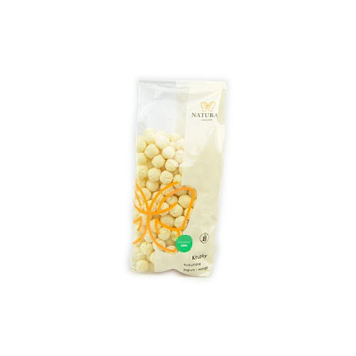 NATURAL Křupky kukuřičné jogurt - mango 140 g