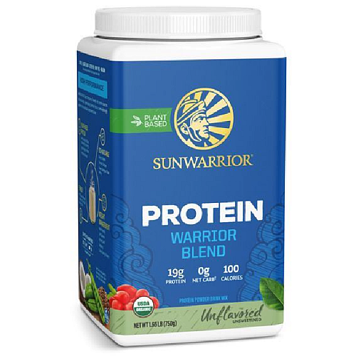 Sunwarrior Protein Blend BIO 750g unflavoured (Hrachový, konopný protein a goji)