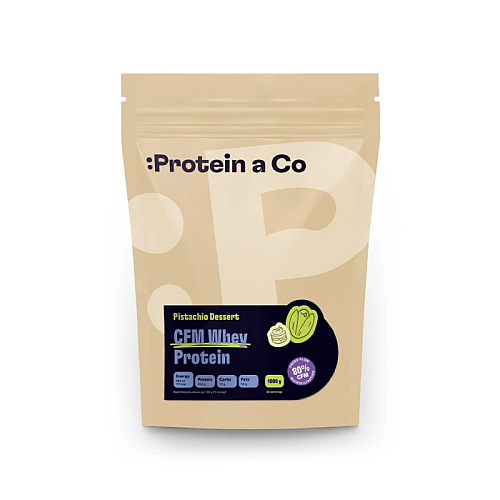 :Protein a Co CFM Whey protein 80 Pistachio dessert 1 kg