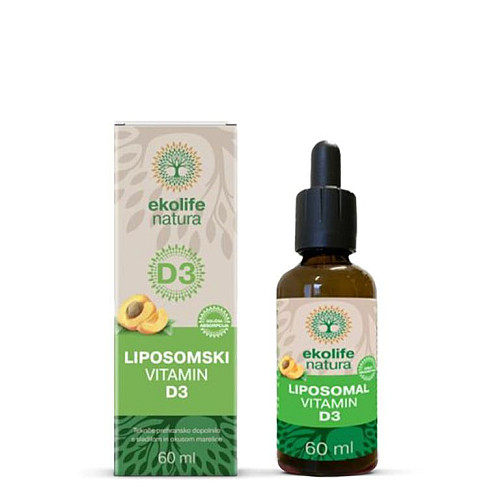 Ekolife Natura  Liposomal Vitamin D3 (Lipozomální vitamín D3) 60 ml