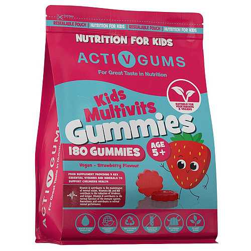 Activ Gums Kids Multivits Gummies 180 gummies