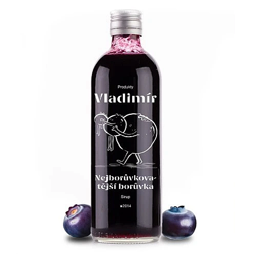 Sirupy Vladimír - Nejborůvkovatější borůvka 0,5 l