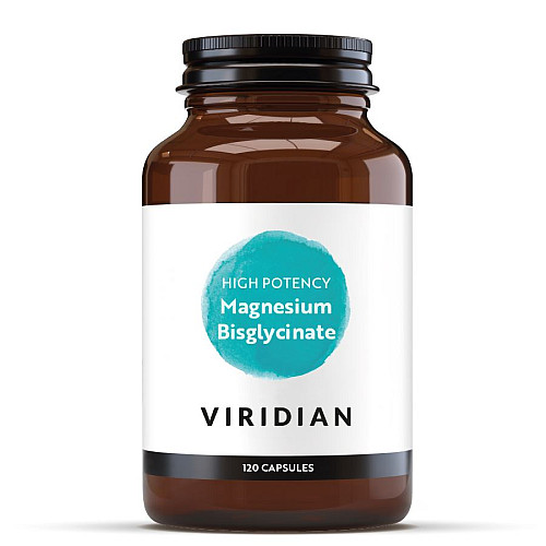 Viridian Magnesium Bisglycinate High Potency 120 kapslí