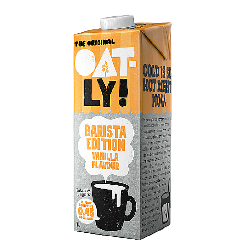 OATLY Nápoj ovesný Barista s příchutí vanilky 1 l