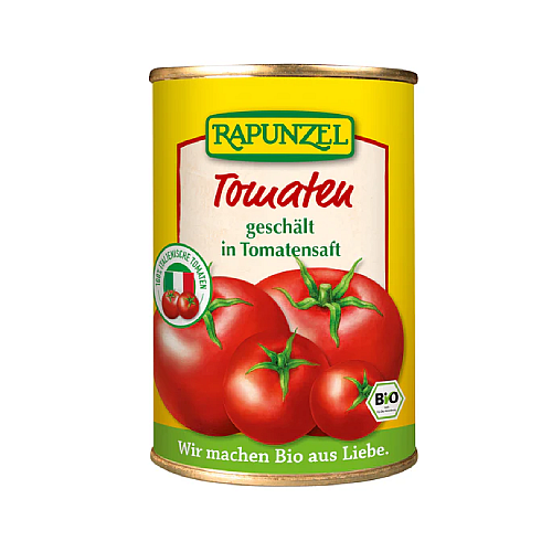 RAPUNZEL Rajčata loupaná BIO 400 g