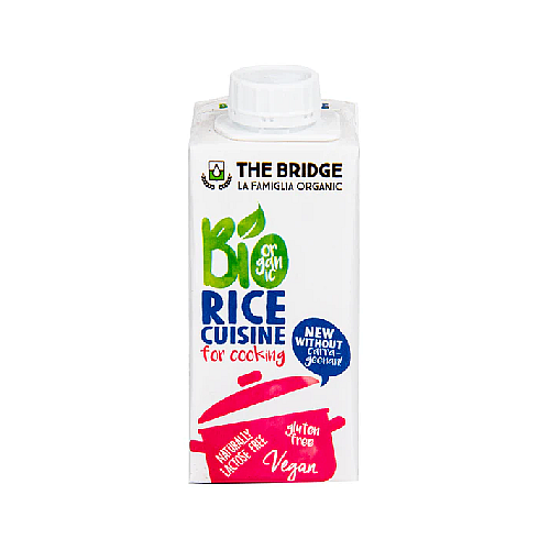 THE BRIDGE Krém rýžový na vaření 7 % tuku BIO 200 ml