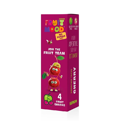 Fruit Mood Ovocný plátek TŘEŠEŇ 4 x 10 g