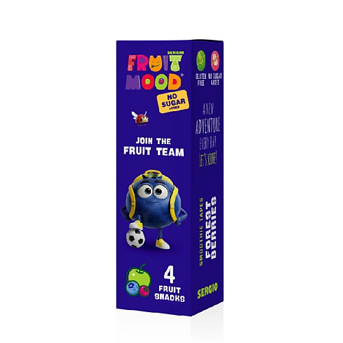 Fruit Mood Ovocný plátek LESNÍ PLODY 4 x 10 g