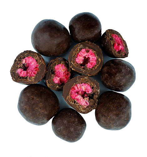 NUTTY Maliny lyofilizované v hořké čokoládě 200 g