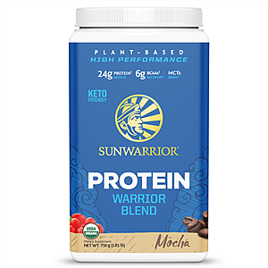Sunwarrior Protein Blend BIO 750g moka (Hrachový a konopný protein)