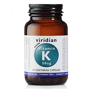 Viridian Vitamin K 50 μg 30 kapslí