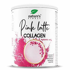 NUTRISSLIM Nature&#039;s Finest Pink Latte Collagen + Hyaluronic Acid 125 g