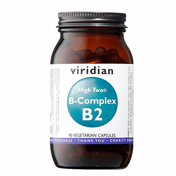 VIRIDIAN NUTRITION Viridian B-Complex B2 High Two® 90 kapslí