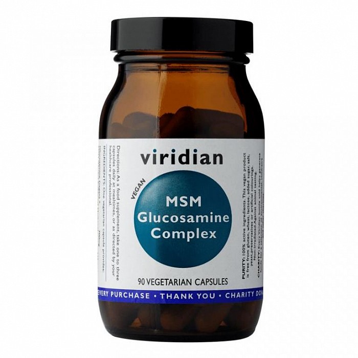 VIRIDIAN NUTRITION Viridian MSM Glucosamine Complex 90 kapslí