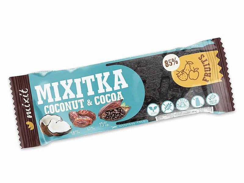 Mixit Mixit Mixitka bez lepku - kokos a kakao 45 g