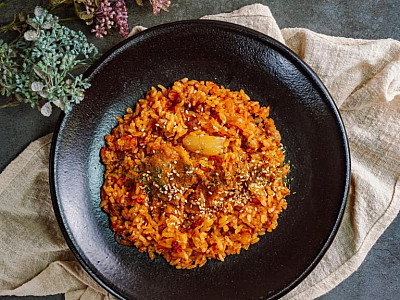 RISOTTO s pečenými paprikami