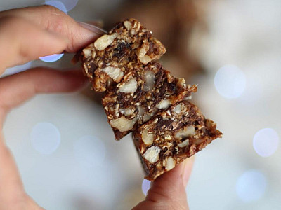 Müsli kostky s macou