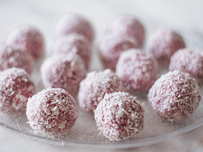 Acai rumové kuličky