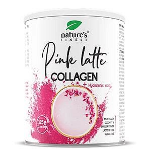 NATURE'S FINEST PINK LATTE COLLAGEN + HYALURONIC ACID 125 G
