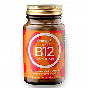 ORANGEFIT VITAMINE B12 + FOLIC ACID 90 PASTILEK (B12 a kys. listová)