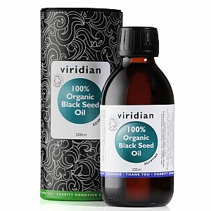 VIRIDIAN BLACK SEED OIL 200 ML ORGANIC (Bio olej z egyptského černého kmínu)