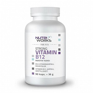 NUTRIWORKS STRONG VITAMIN B12 90 KAPSLÍ (Silný vitamín B12)