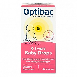 OPTIBAC BABY DROPS 10 ML (Probiotika pro děti v kapkách)