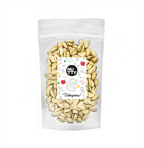 NUTTY Děkujeme! Pistácie pražené solené JUMBO PREMIUM 300 g