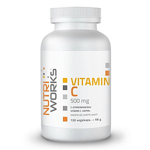 NutriWorks Vitamin C 500mg 120 kapslí