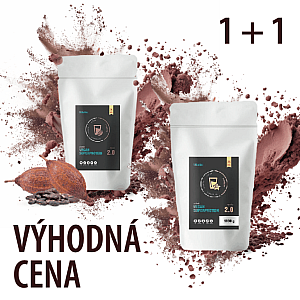 BALÍČEK VEGAN SUPERPROTEINŮ 2.0 2x 500 g (kakao + kakao)