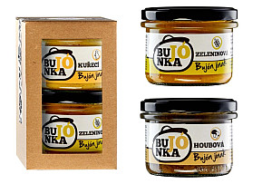 BUJÓNKA Dárková sada Zeleninová + Houbová 2 x 200 g