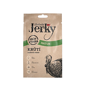 Jihočeské Jerky Krůtí Jerky natur 20 g