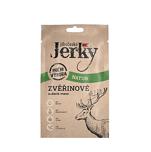Jihočeské Jerky Zvěřinové Jerky natur 20 g