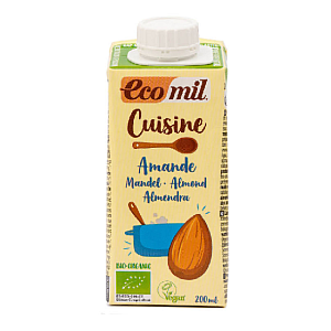 EcoMil Krém mandlový na vaření 8,5 % tuku BIO 200 ml