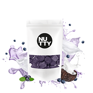 NUTTY Lyofilizované kokosové mléko - borůvka 25 g