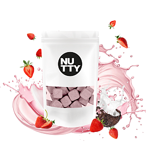 NUTTY Lyofilizované kokosové mléko - jahoda 25 g