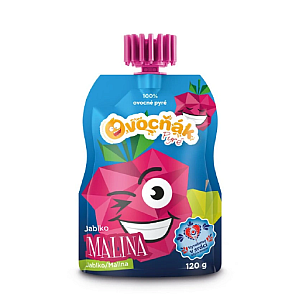 Ovocňák 100% ovocné pyré MALINOVÉ 120 g