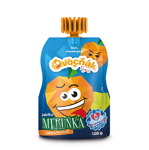 Ovocňák 100% ovocné pyré MERUŇKOVÉ 120 g