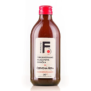 FerMato Sauce Fermentovaná rajčatová zálivka ČERVENÁ ŘEPA 347 ml
