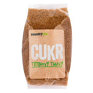 Country Life Cukr třtinový tmavý 500 g