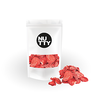NUTTY Jahody lyofilizované (plátky) 20 g