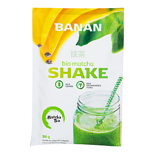 Matcha Tea Matcha shake banán bezlepkový BIO 30 g