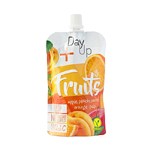Day up Dezert ovocný jablko, broskev, mrkev, pomeranč 100 g