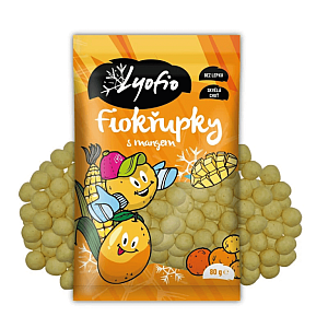 Lyofio Kukuřičné křupky Mango 80 g