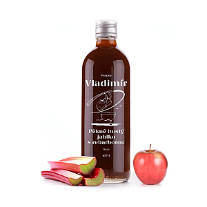 Sirupy Vladimír - Jablko a rebarbora 0,5 l