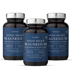 Nordbo  Magnesium Good Night 90 kapslí 2 + 1 ZDARMA